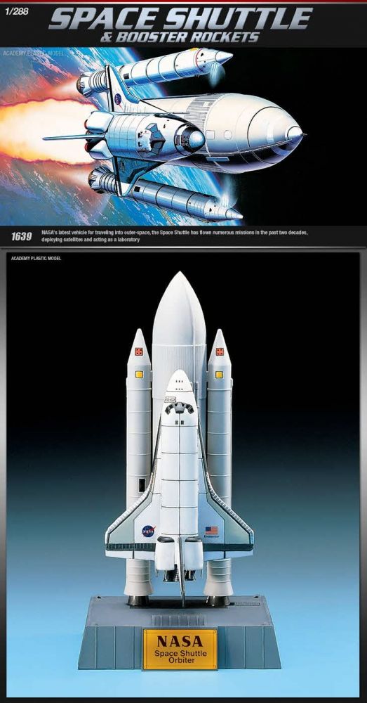 Petrohobby Modelismo - Avião Space Shuttle with Booster Rocket Kit ...